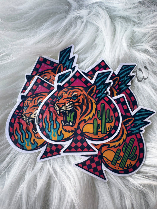 Desert Tiger Sticker