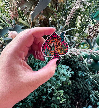 Desert Tiger Sticker