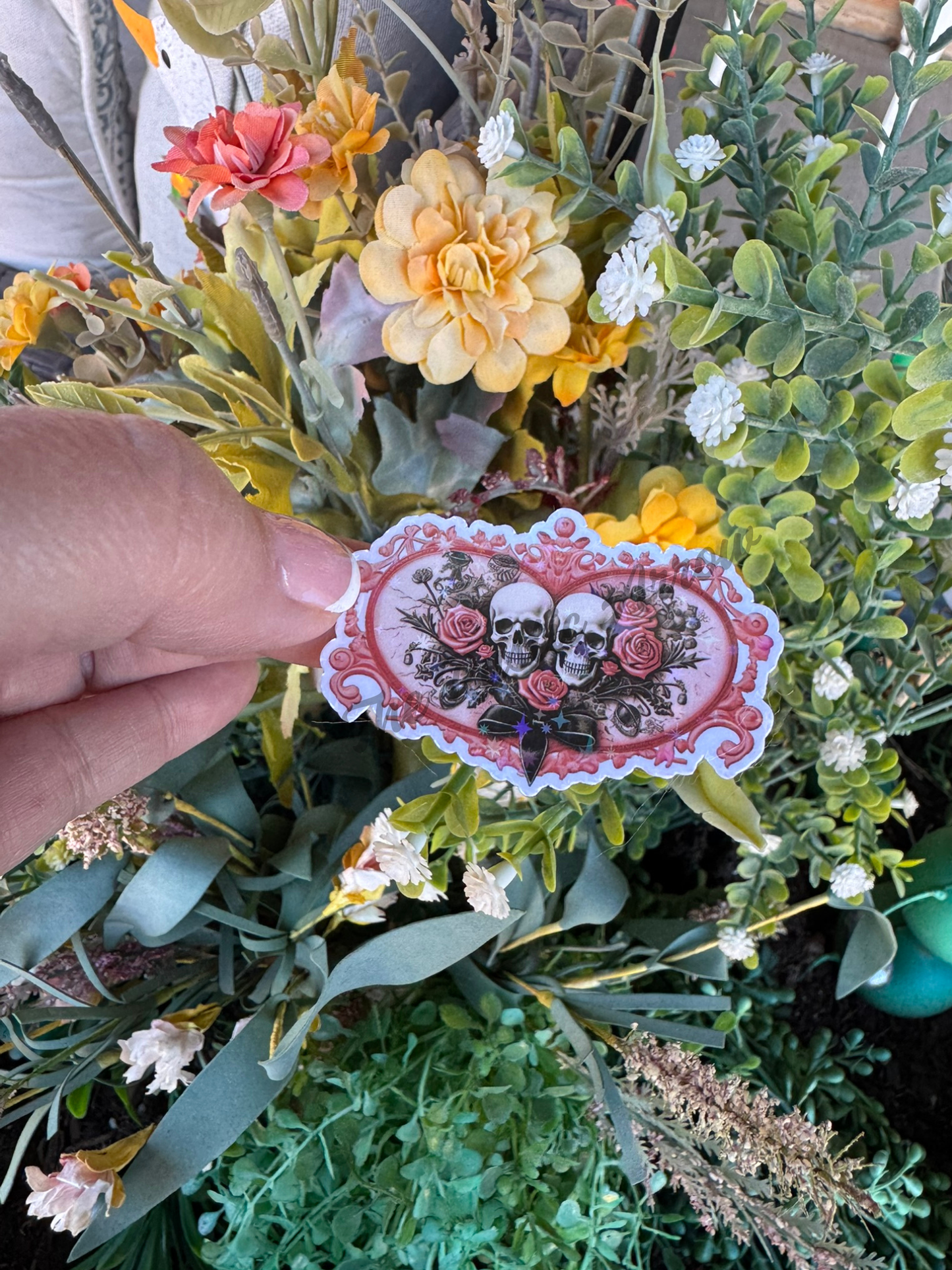 Old Skelly Love Sticker